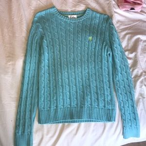 Lilly Pulitzer Light Blue Sweater Size Small